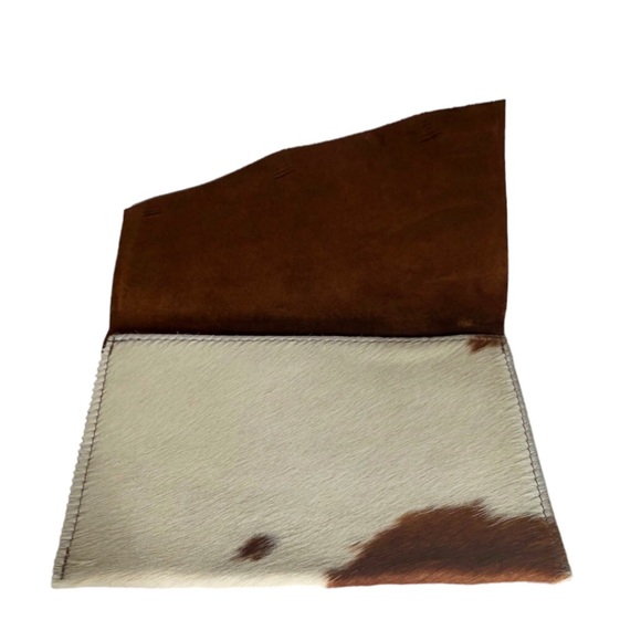 Canoe Brown Calfhair Envelope Clutch - Picture 5 of 10